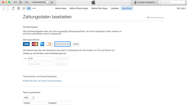 Apple now lets German customers pay for iTunes purchases via their mobile bill