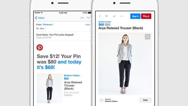 Pinterest releases price drops for buyable pins