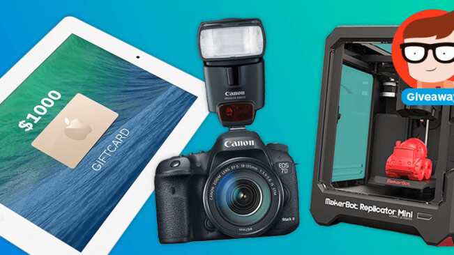 From Makerbot 3D Printers to $1,000 in Apple Store credit: This month’s giveaways at TNW Deals