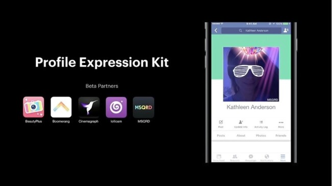 Facebook’s new selfie kit wants to jazz up your profile videos