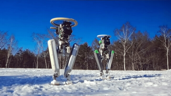 This lumbering, two-legged droid is the latest creation from Alphabet’s robotics projects