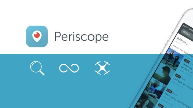 Periscope is adding search and save features along with the ability to stream from a drone