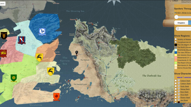 Discover the Game of Thrones universe with this handy interactive map