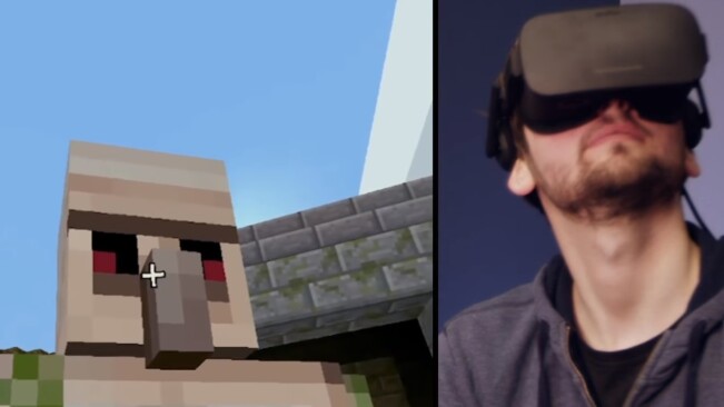 You can now play VR Minecraft on the Oculus Rift