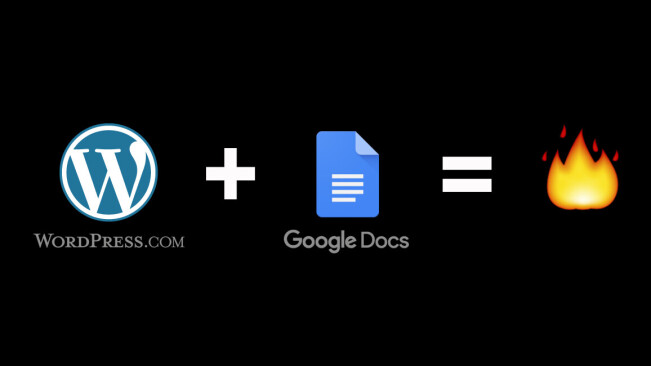 WordPress.com for Google Docs lets you edit in Docs and publish in WordPress