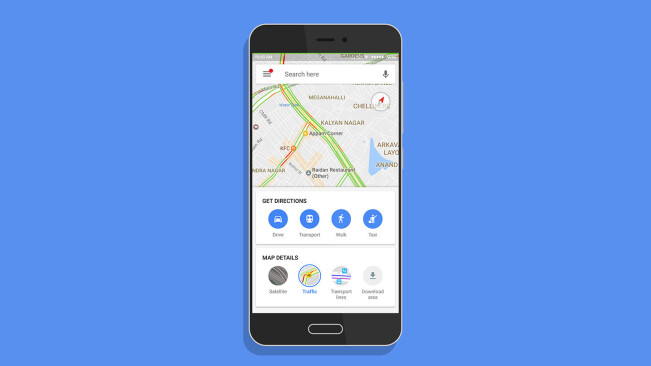 Google Maps gets a custom home screen for easier navigation across India