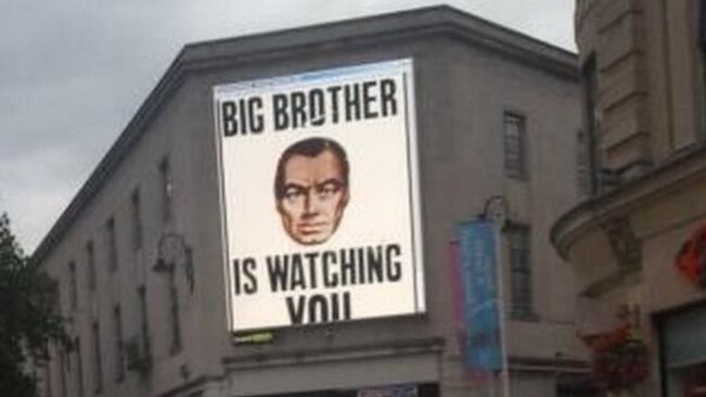 Hackers take control of large outdoor screen in Cardiff to broadcast offensive messages