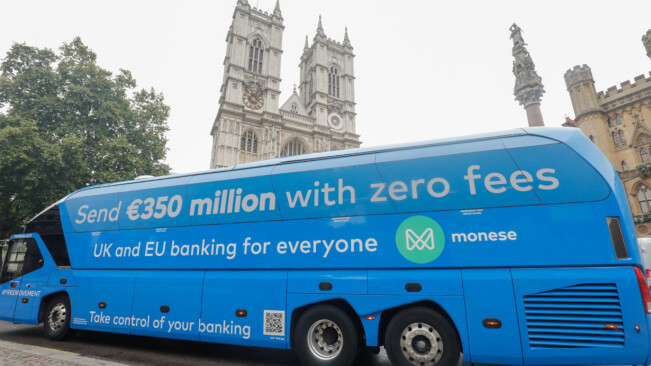 The infamous Brexit Bus is now being used to promote a fintech startup