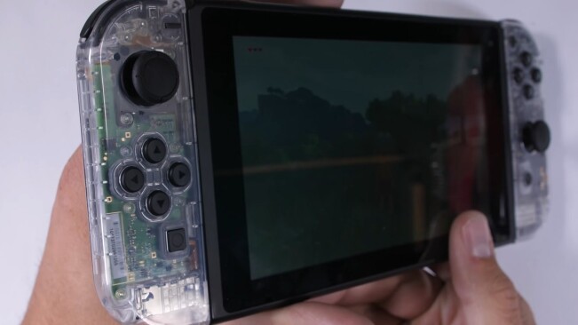 YouTuber makes beautiful, transparent Nintendo Switch — and you can too