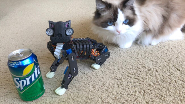 So, here’s a robotic cat you can 3D print