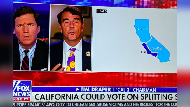 Tim Draper wore Bitcoin tie on Fox News and Reddit can’t shut up about it