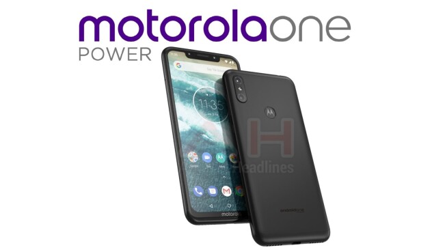 Leak: Motorola One Power brings the notch to Android One