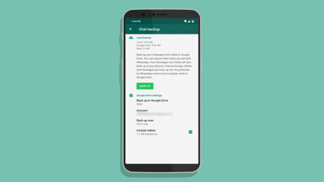 WhatsApp backups won’t count against your Google Drive storage from November