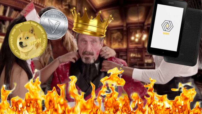 John McAfee is a PR machine for shitty cryptocurrencies