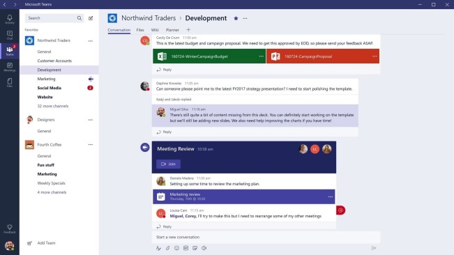 Microsoft Teams is growing ridiculously fast