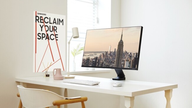 Samsung’s clever new monitor frees up desk space without a wall mount