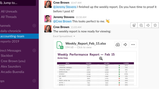 Slack now lets you preview documents within the app (and plays nice with Office 365!)