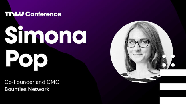 Bounties Network’s Simona Pop is live at TNW2019 – tune in now!