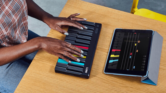 Roli’s Lumi is an advanced light-up keyboard that makes learning piano easy
