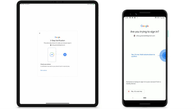 PSA: Your Android phone is now a security key for signing in to Google on iOS