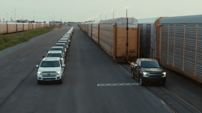 Watch Ford’s electric F-150 tow a million+ pounds like nobody’s business