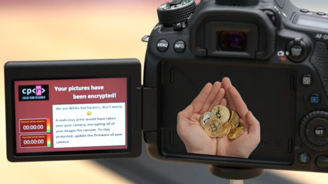 Researchers hacked a Canon DSLR with ransomware demanding Bitcoin