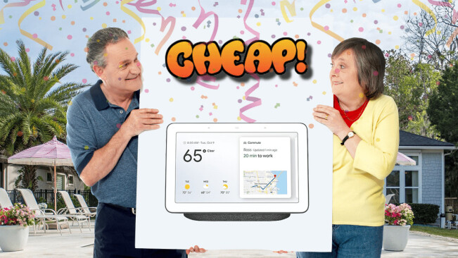 CHEAP: Yes, I will take 54% off this Google Home Hub thank you very much