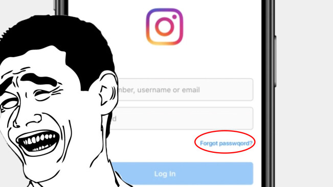 Facebook spelled ‘password’ wrong in new Instagram renders