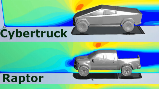 Here’s how the Cybertruck’s aerodynamics compare to regular trucks