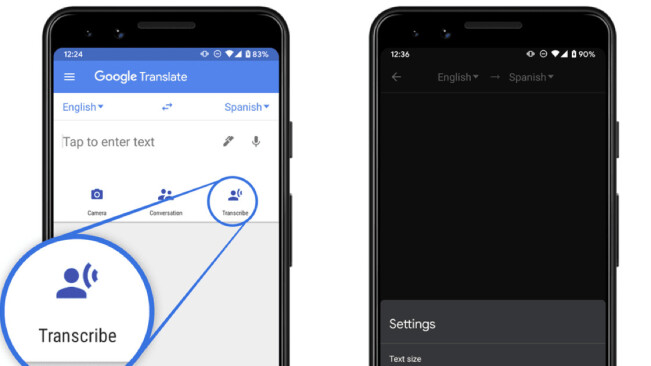 Google Translate launches real time transcription feature in eight languages
