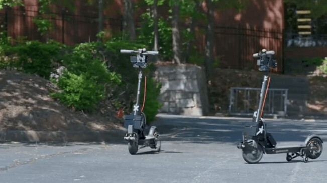 These ‘self-driving’ shared scooters will automatically return to base after each use