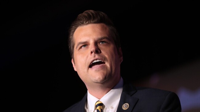 After Trump, Twitter hides Rep. Matt Gaetz’s tweet for glorifying violence