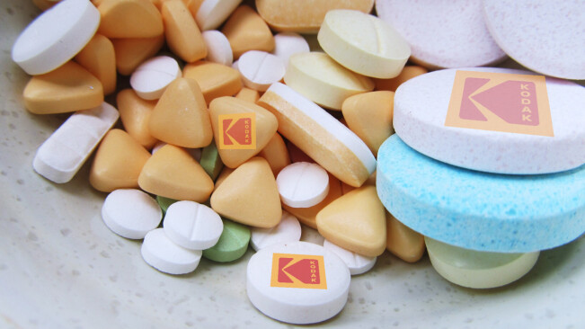 Kodak, now a pharma company, expects drugs to make up 30-40% of its future business