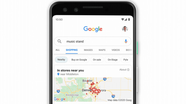 Google Shopping now lets you browse products in a Maps-like interface