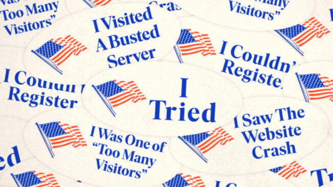 Voter registration websites are crashing, locking out would-be voters
