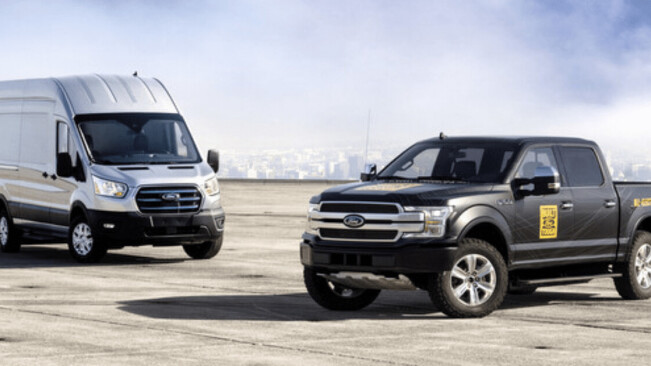 A closer look at Ford’s all-electric Transit van