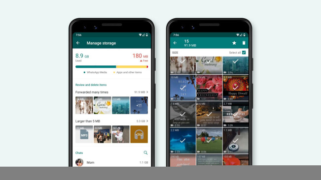 WhatsApp just made it easier to clear up space on your phone