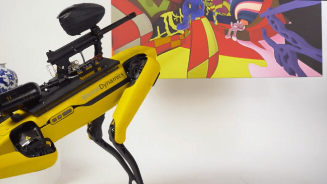 Boston Dynamics doesn’t want you to shoot paintballs from Spot the robot dog