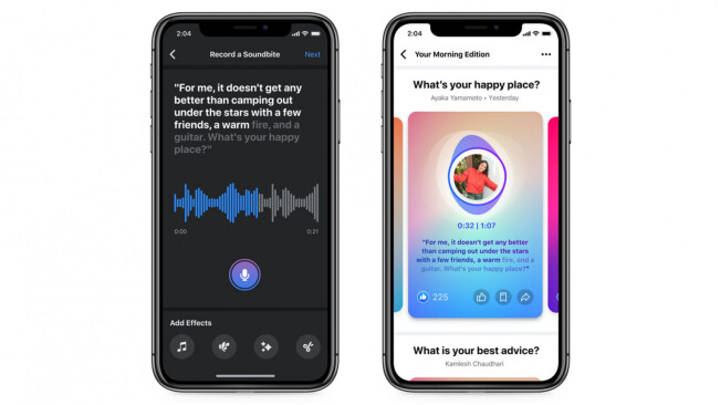 Facebook is about to put voice clips and podcasts in your News Feed