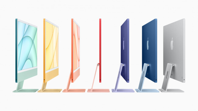 The slim new iMac is powered by M1 and comes in 7 gorgeous colors