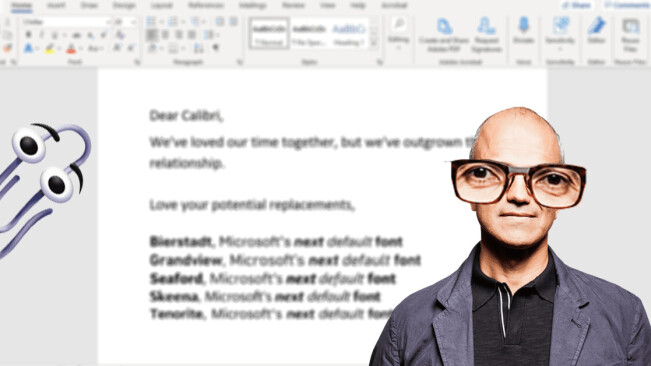 Microsoft teases Word’s next default font — so we got a designer to weigh in