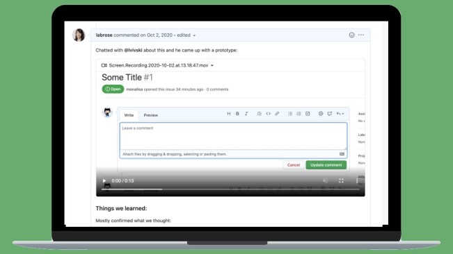 GitHub now lets developers upload videos to their repositories