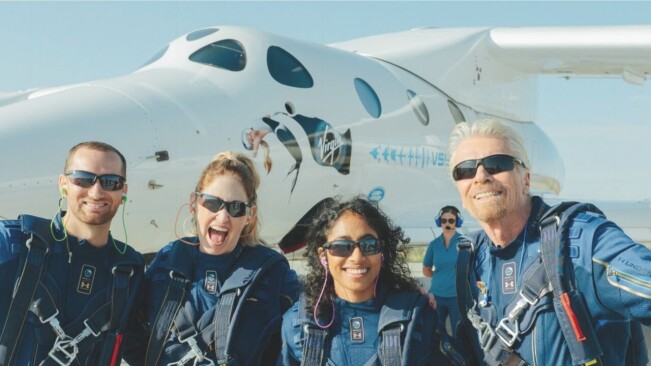 Watch Richard Branson’s ego trip to edge of space