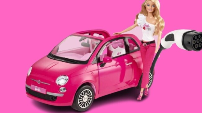 Barbie’s gone electric! The doll’s life-size EV is marketing Mattel’s sustainability