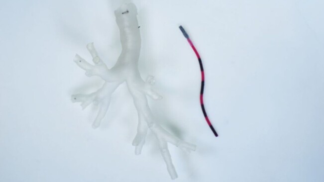 These tiny robotic tentacles could travel into the lungs to treat cancer