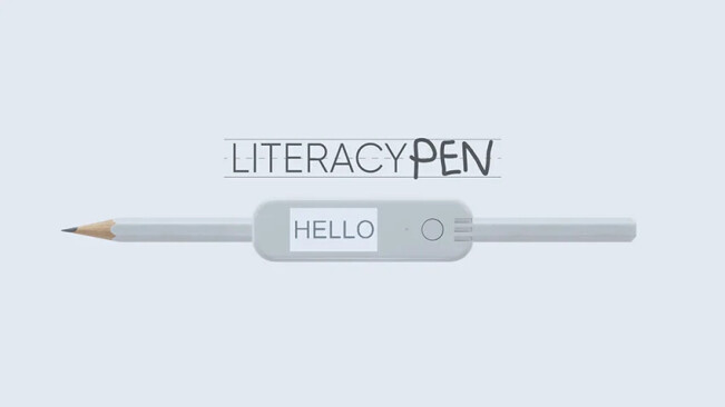 This ‘literacy pen’ instantly teaches you to read and write