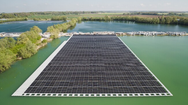 Europe’s biggest floating solar farm could power a large town