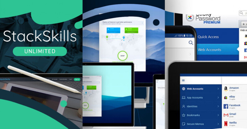 Get over 1,000 training courses, a killer VPN, and full password protection for .99