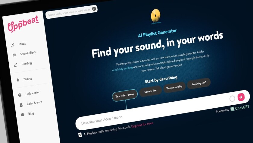 UK startup taps ChatGPT to launch AI playlist generator