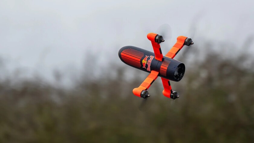 Watch: World’s fastest camera drone races F1 champ Max Verstappen